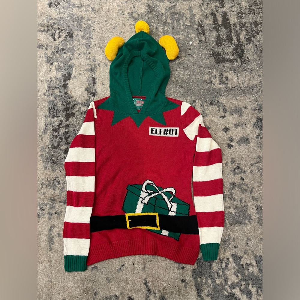 Ugly Christmas sweater hoodie